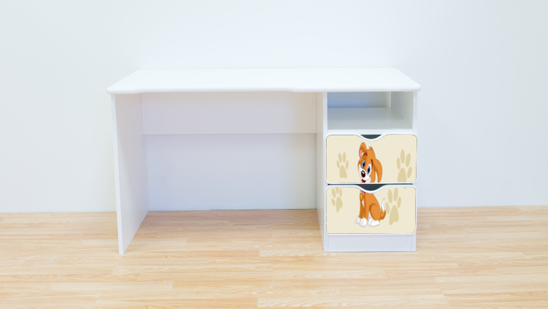 Becks písací stolík pravý Pes